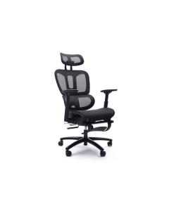 Sealy Black Mesh Rolling Office Desk Chair With Headrest