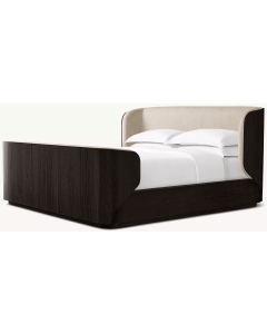 Madero Wood & Fabric Shelter Bed With Footboard