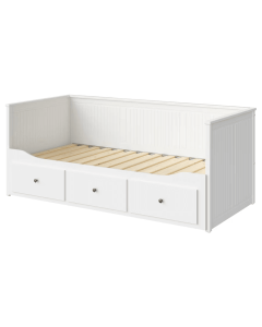Daybed Frame With 3 Drawers White