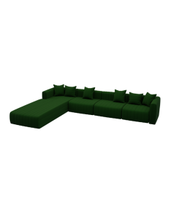 L Shape Green Sofa