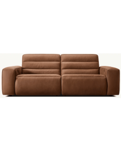 Chelsea Motion Modular Leather 2-Piece 2-Recliner Sofa