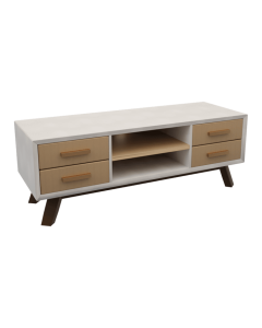 White Laminate Tv Cabinet